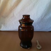 Lever amber Apothecary bottle