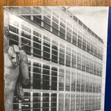 Framed abstract painting/collage