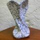 Blue and white crisp vase from the 70s