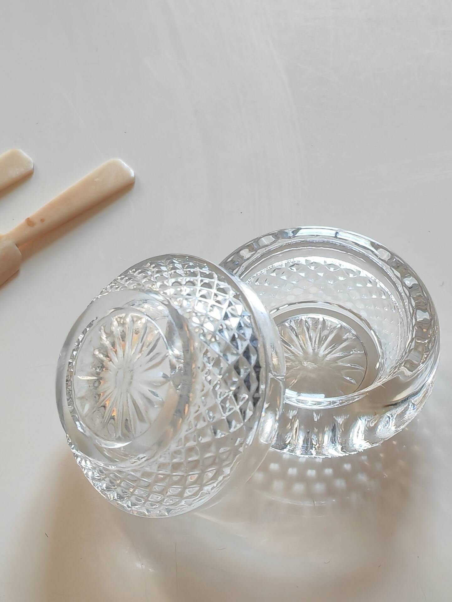 Pair of Baccarat salt cellars