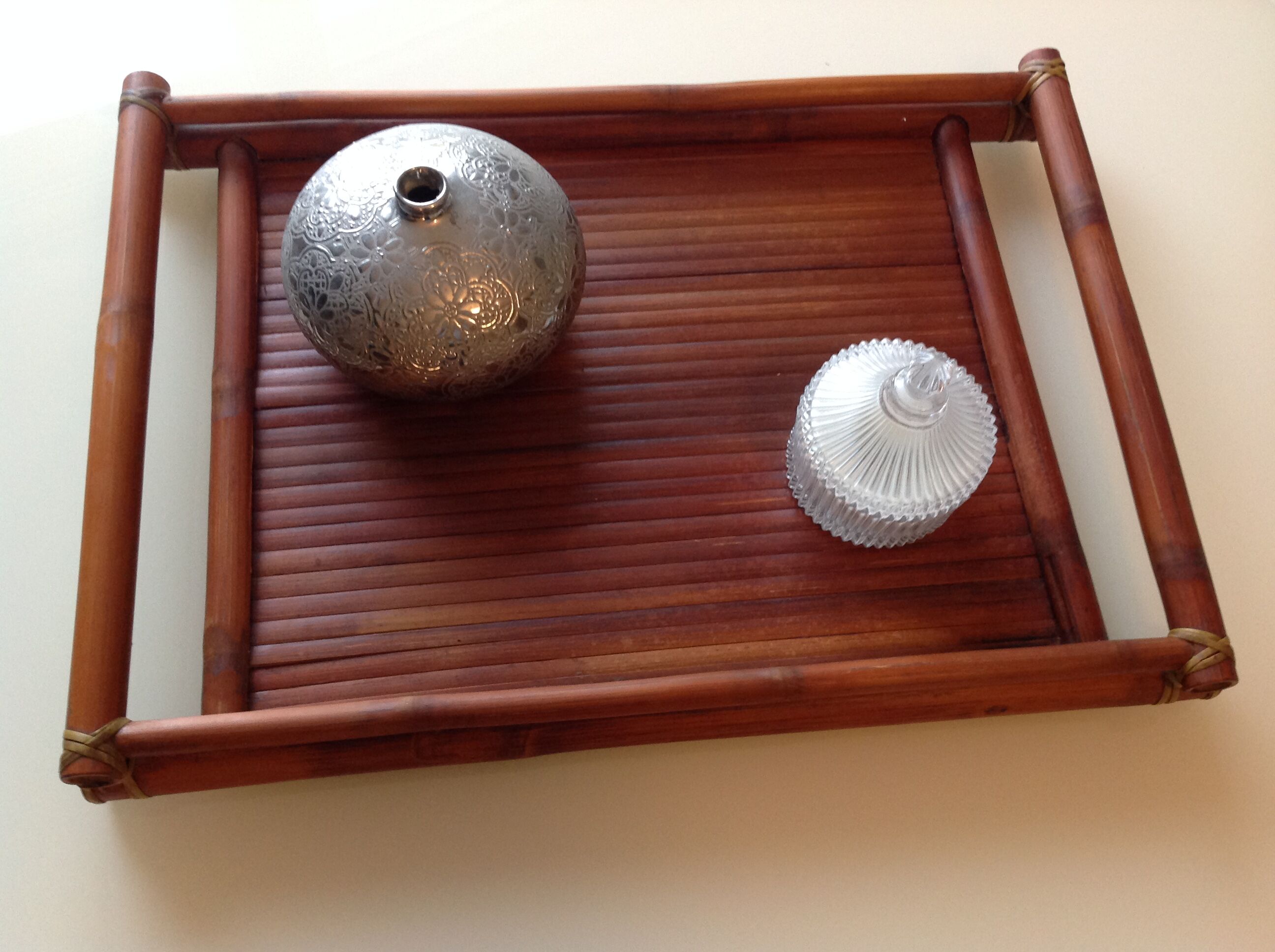 Rectangular bamboo tray 60/70s