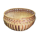 Rattan and woven bamboo basket
