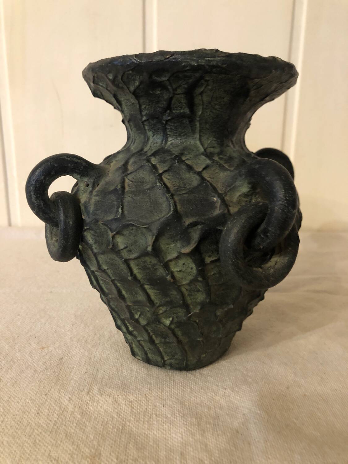Small terracotta jar