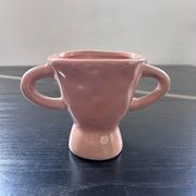 Vase artisanal rose