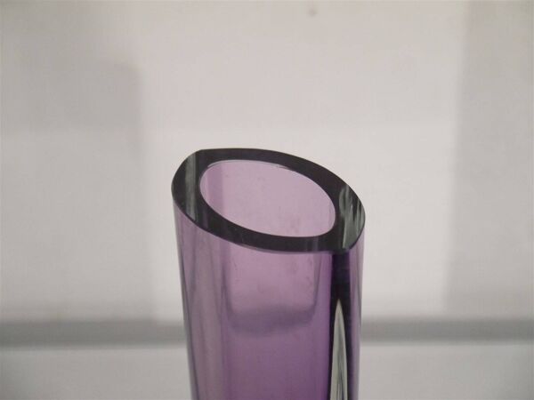 Vase scandinave sommerso violet 1960