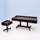 Rosewood desk by Claudio Salocchi for Sormani, Italy 1970.