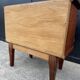 Mahogany veneered bedside table from the 1950s.