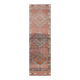 Tapis couloir en laine et coton fait main Oushak turc des années 1970, 83x281.