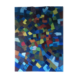 "Territoires" huile sur toile