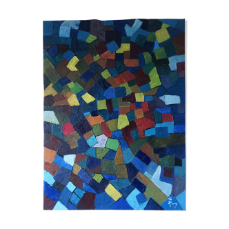 "territories" oil on canvas