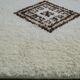 Mid century beni ourain moroccan wool hand-knotted carpet 295x197cm