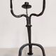 Brutalist candelabrum with 3 lights in wrought iron, France circa 1950.