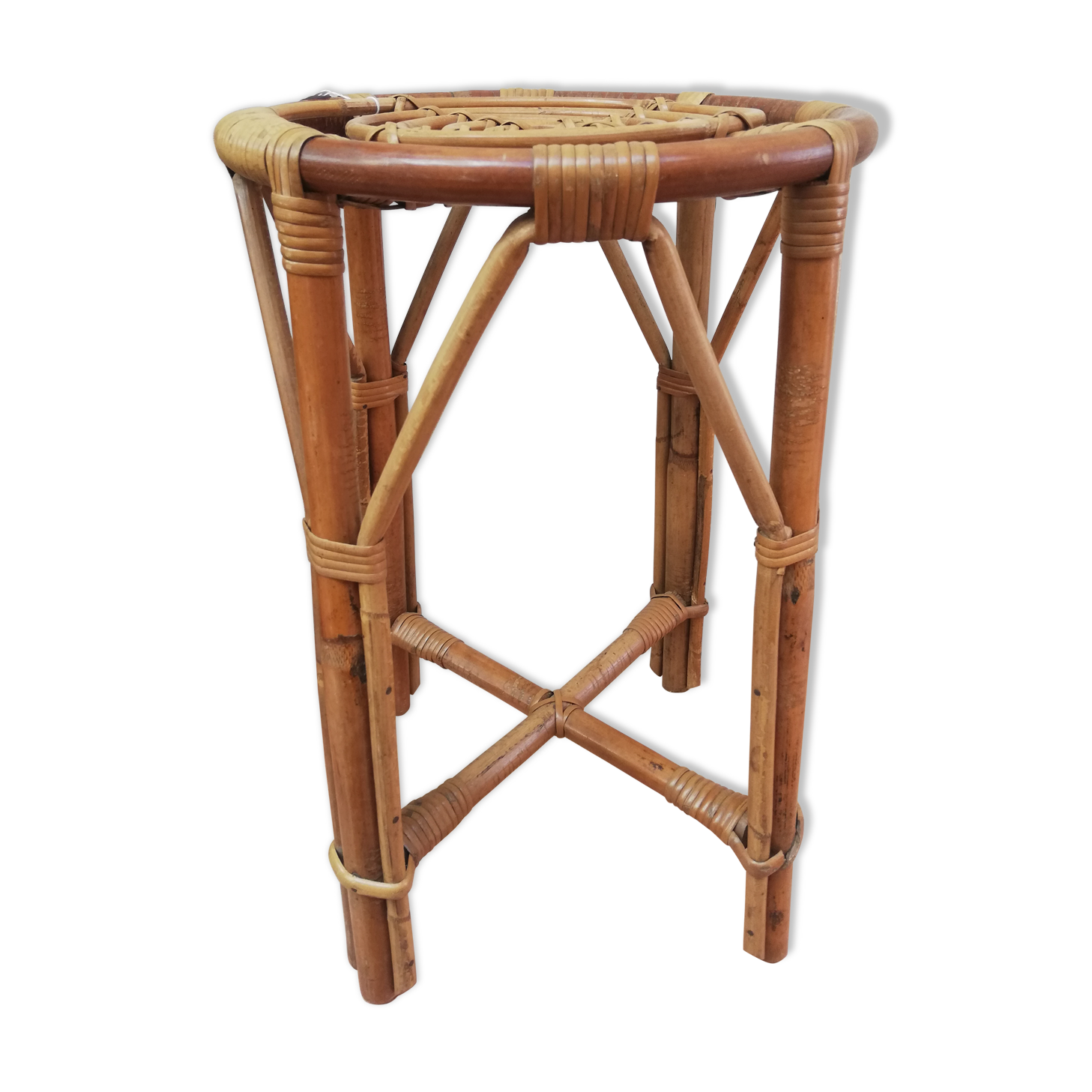 Rattan stool