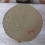 Vase original terre émaillée