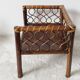 Fauteuil enfant vintage en rotin