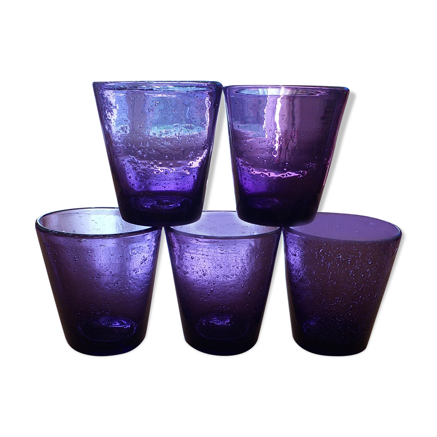 Lot of 5 glasses effect bubbles sia