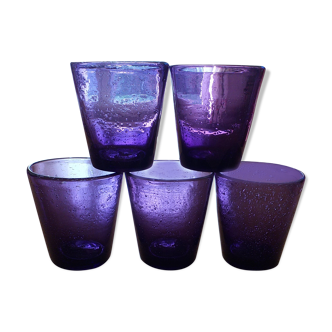 Lot of 5 glasses effect bubbles sia