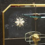 20th-century designer mirror coat rack