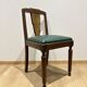 6 chaises art déco loupe de noyer