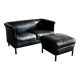 vintage sofa + ottoman | sitting area | A. Citterio | Moroso