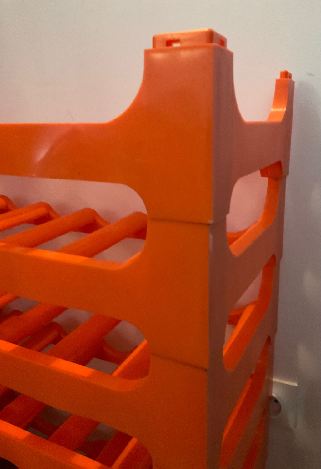 Range vintage orange bottles from the 70s