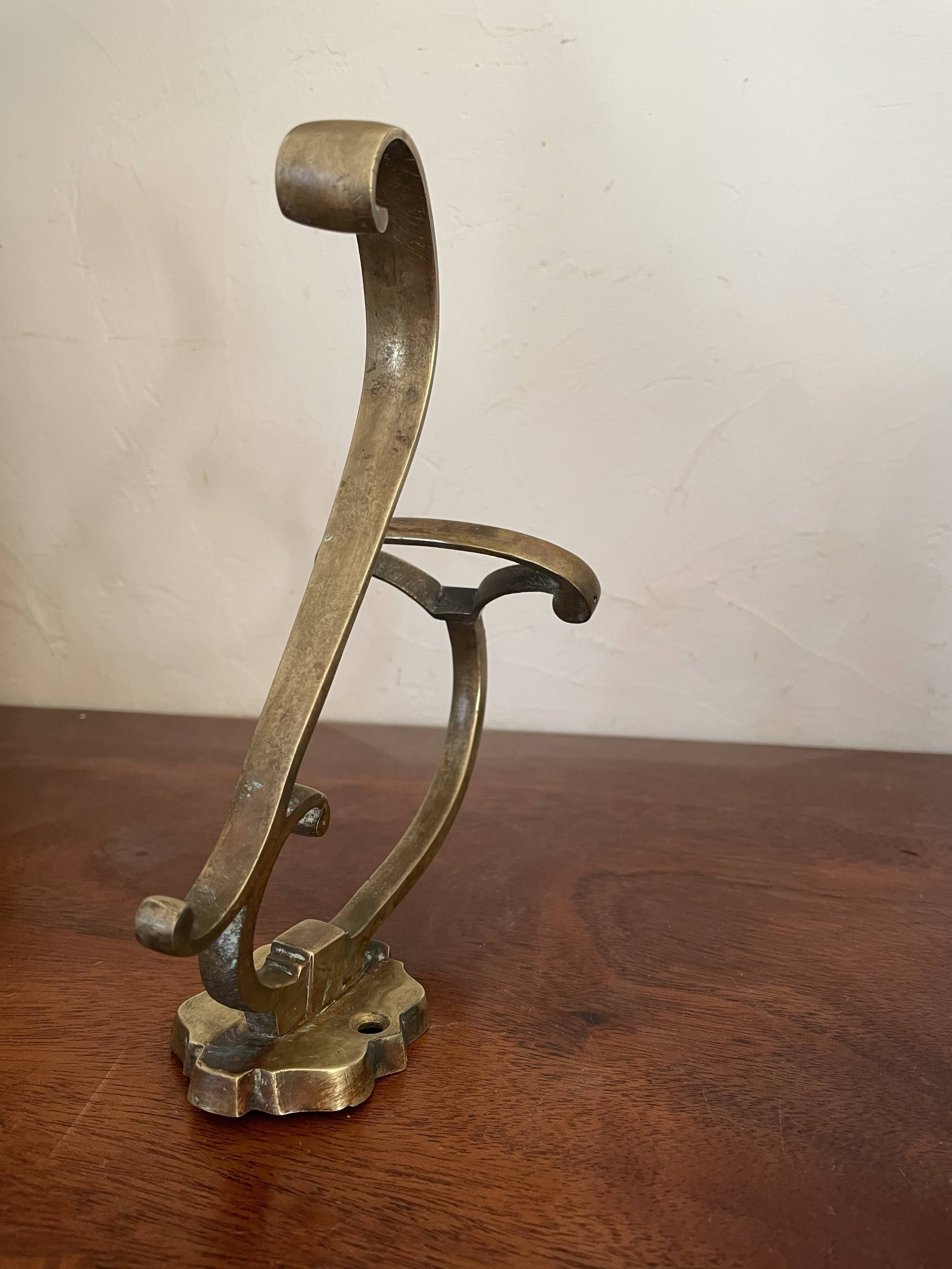 Bronze hook circa 1900