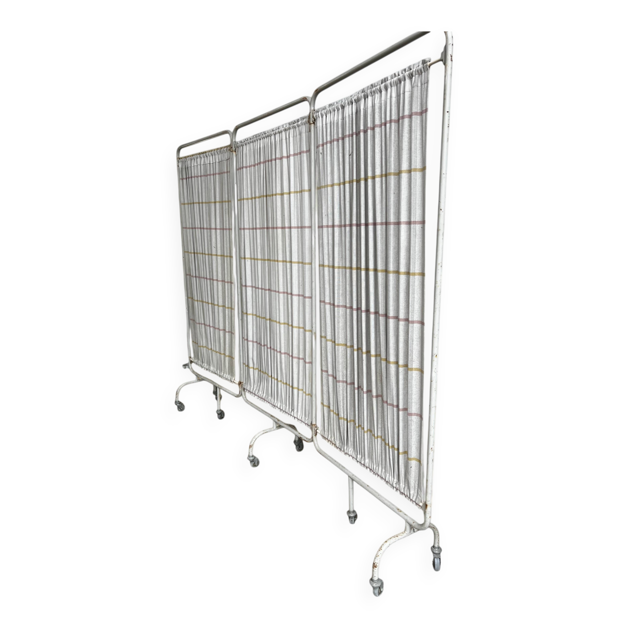 Vintage metal room divider/screen 3 empty