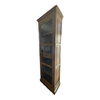 Solid wood display cabinet