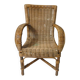 old rattan armchair for children