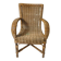 old rattan armchair for children