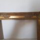 Cadre doré bois résine feuillure : 24.5 cm x 30.5 cm
