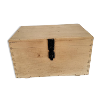 Raw wooden chest