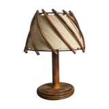 Vintage rattan lamp