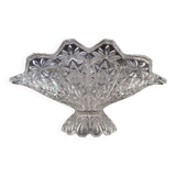 Vintage Crystal Glass Bowl,Glasswork Novy Bor,1950's.