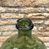 Green and oval demijohn