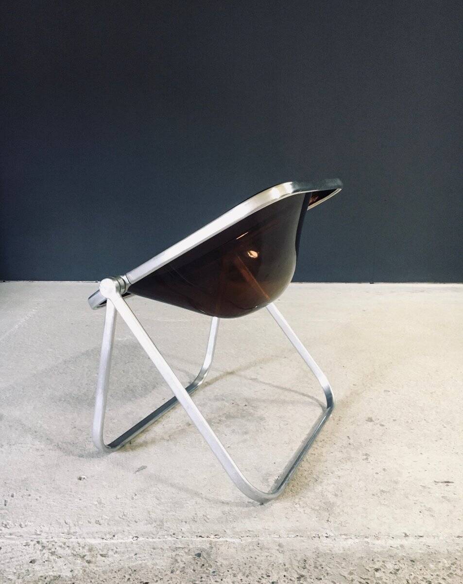 Mid-Century Modern Plona Chair by Giancarlo Piretti for Castelli, Italy, 1970s