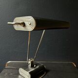 Black and chrome desk lamp model 71 by JUMO, France, 1960s.