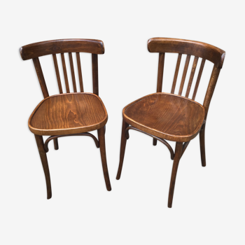 2 chaises bistrot vintage