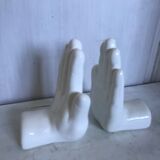 Pair of vintage book clamts