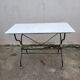 Table Bistrot Rectangulaire, Marbre Blanc