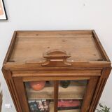 Vintage glass hosiery cabinet