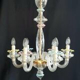 large Murano glass chandelier Venice.