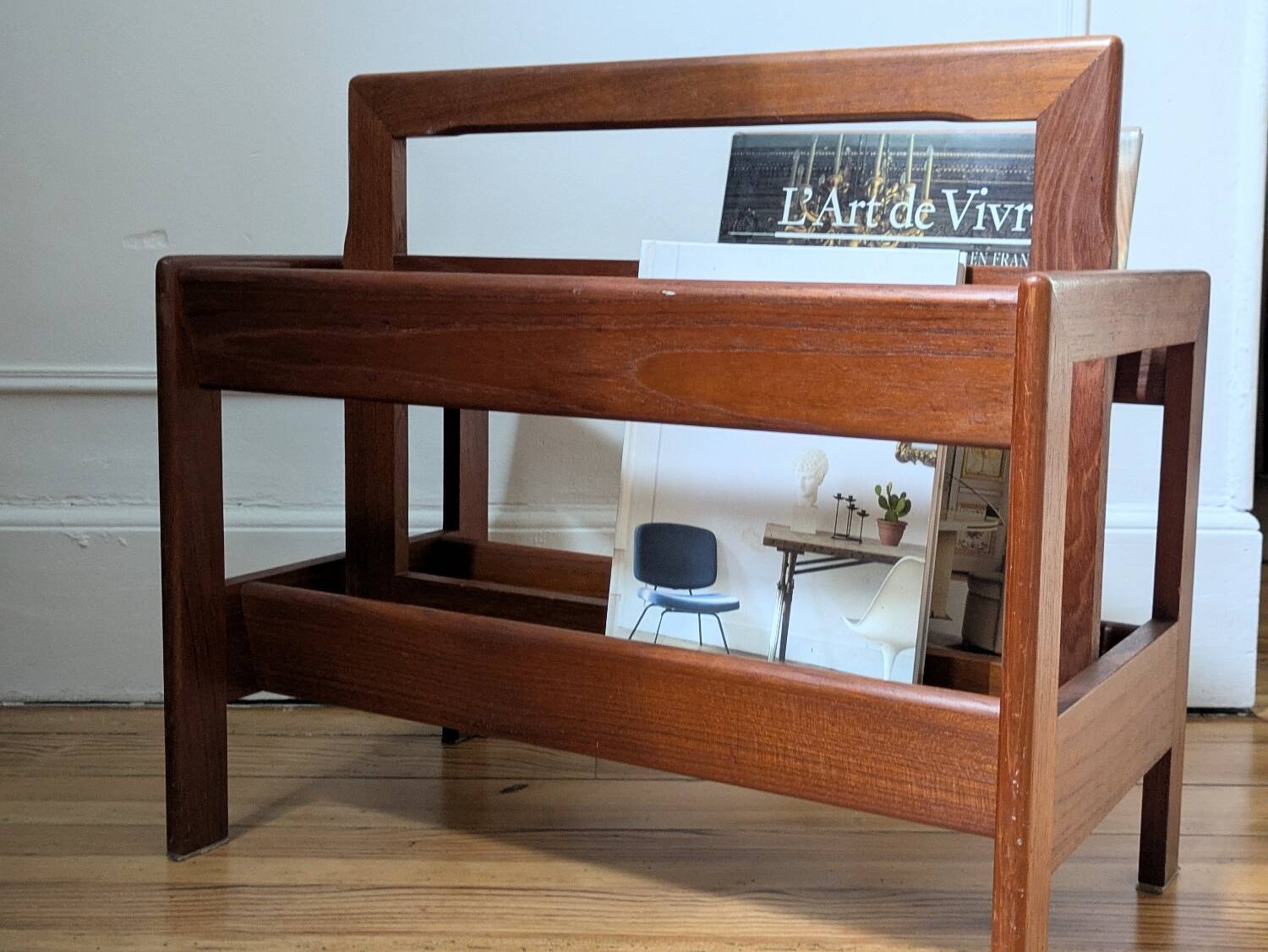 Vintage magazine rack