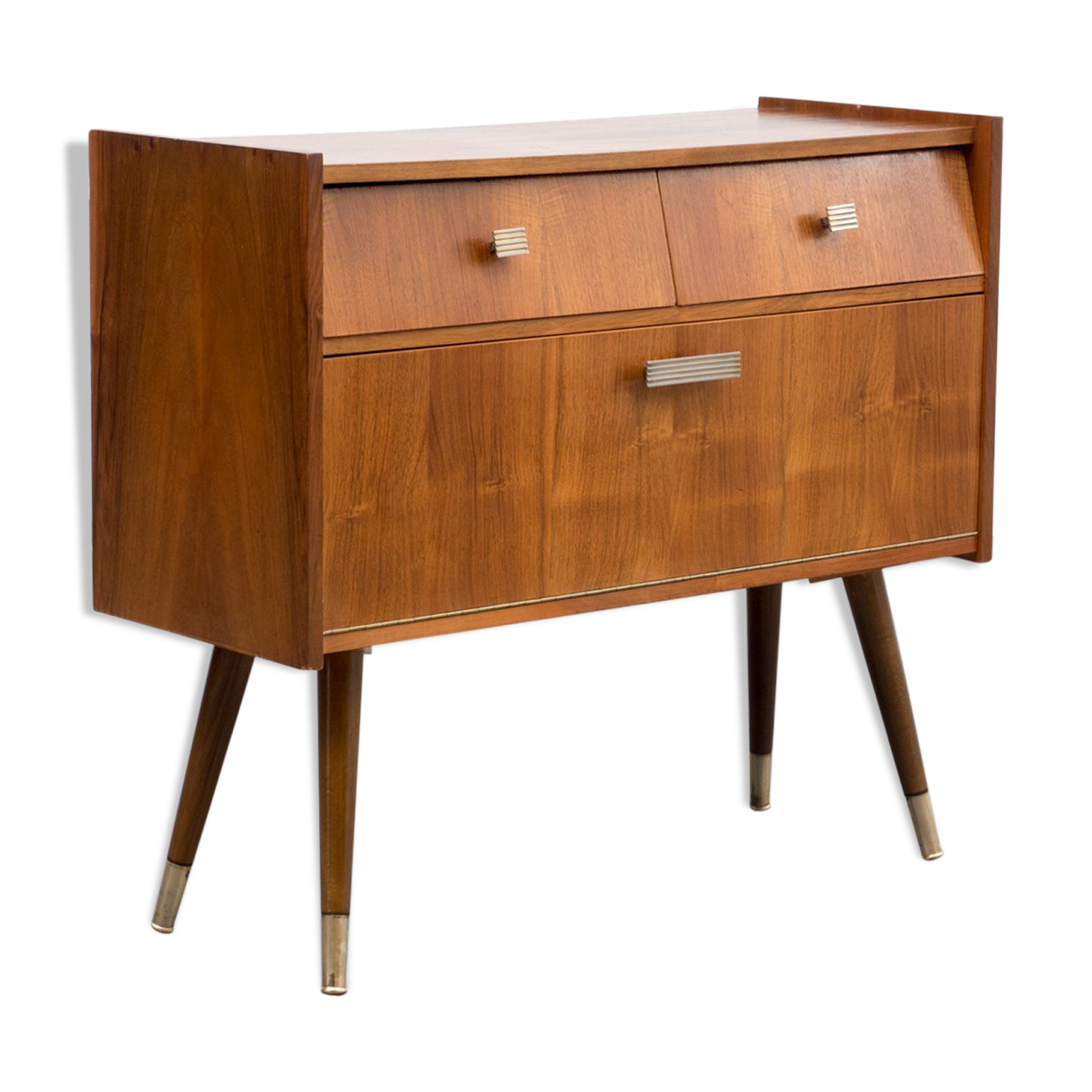 Buffet années 50, bois de noyer