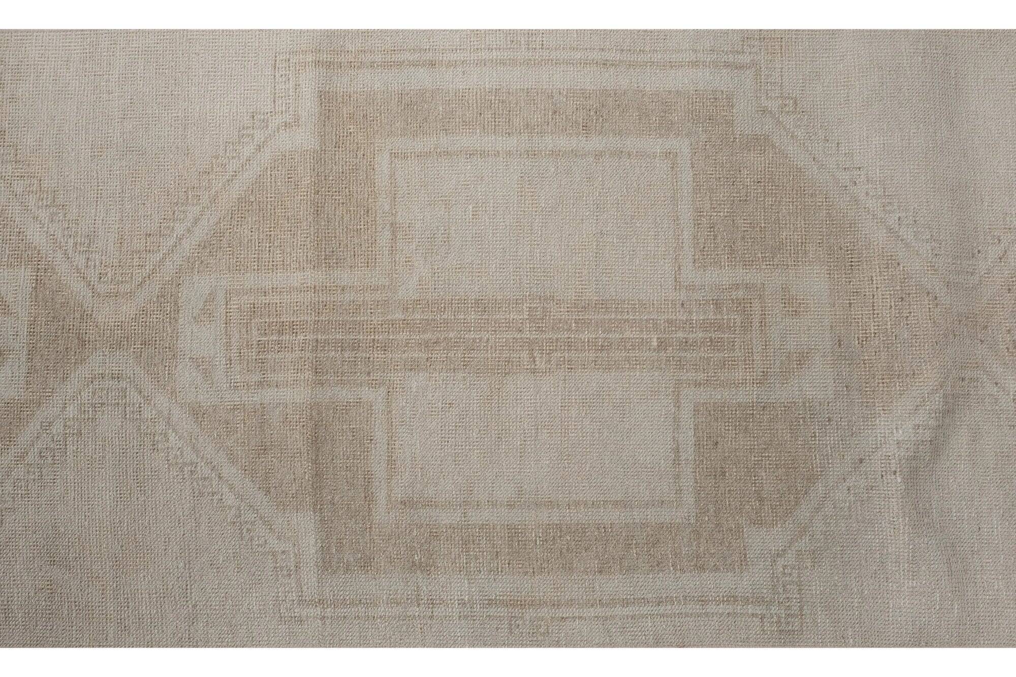 Vintage Turkish hallway rug 98x856 cm