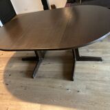 Table salle manger extensible Thonet chêne foncé
