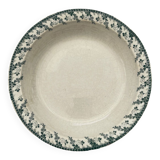 hollow dish in opaque Gien porcelain (iron earth) model Montigny