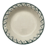 hollow dish in opaque Gien porcelain (iron earth) model Montigny