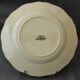 6 assiettes plates en faïence ivoire Digoin Sarreguemines