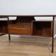 Mid-Century Model 75 Freestanding Teak Desk from Omann Jun, Denmark, 1950s